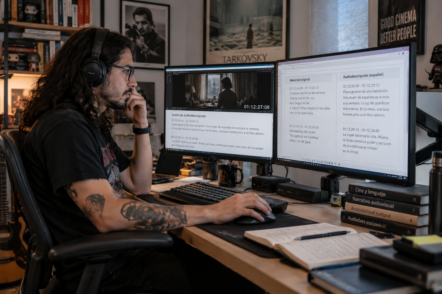Curso en Guionismo para Audiodescripción de Cine, Series y Streaming