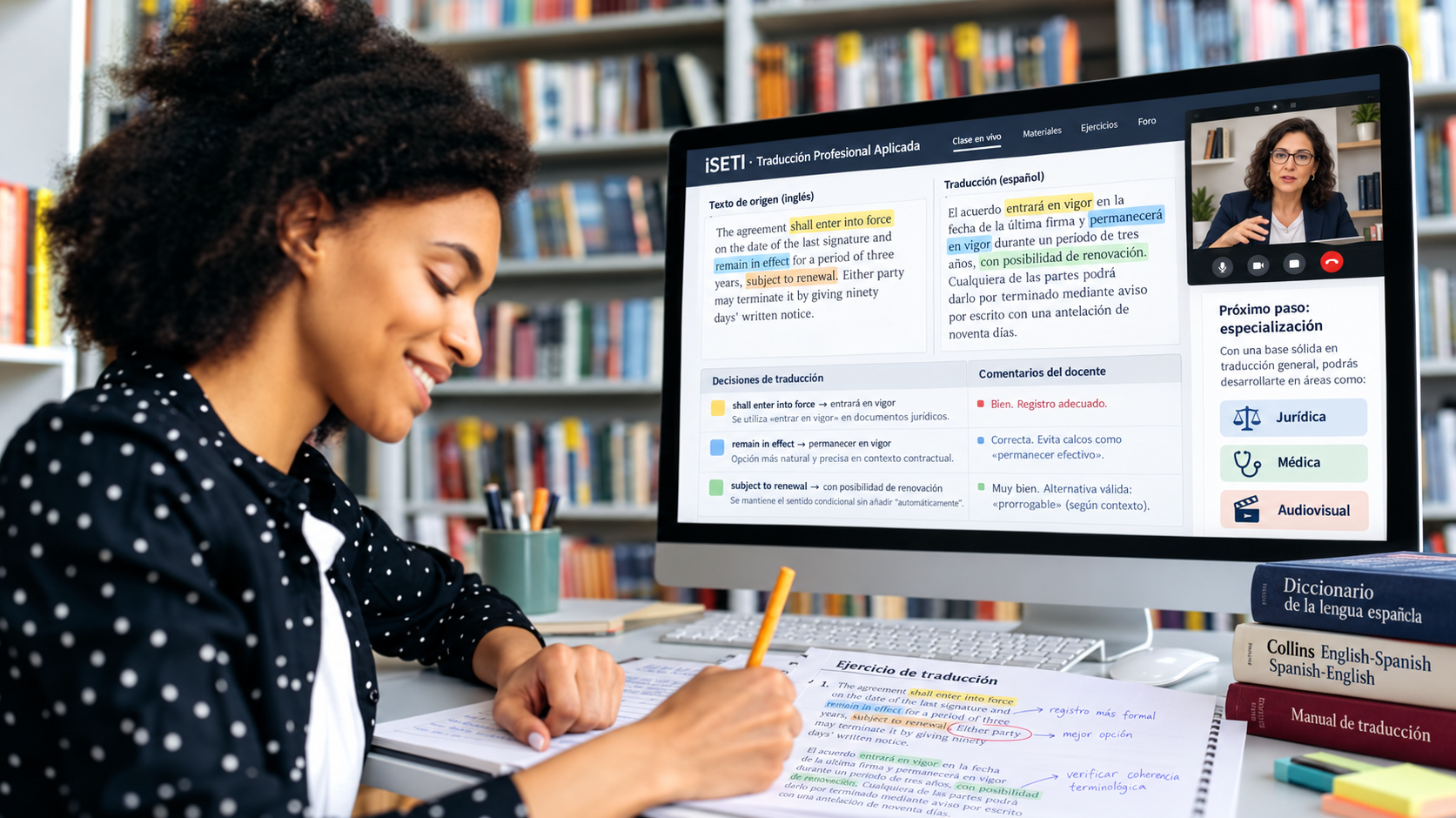 Curso en Traducción Profesional Aplicada